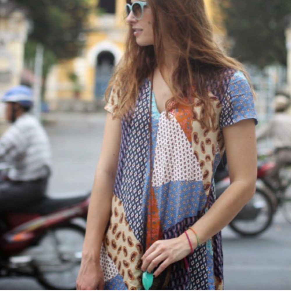 Zara Patchwork Romper - image 4